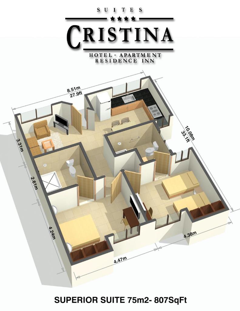 Hotel Residence Inn Suites Cristina